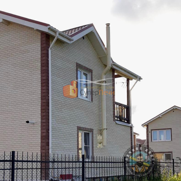   Монтаж чугунной печи Guca Lava №3 (миниатюра)